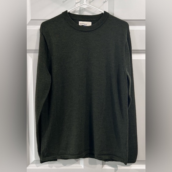 Artefact 100% Merino Wool Crew Neck Sweater Mens Sz L Holiday Preppy Academia - Picture 1 of 9